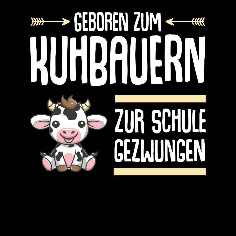 Landwirt Milchbauer Kuhbauer Kind Schule
