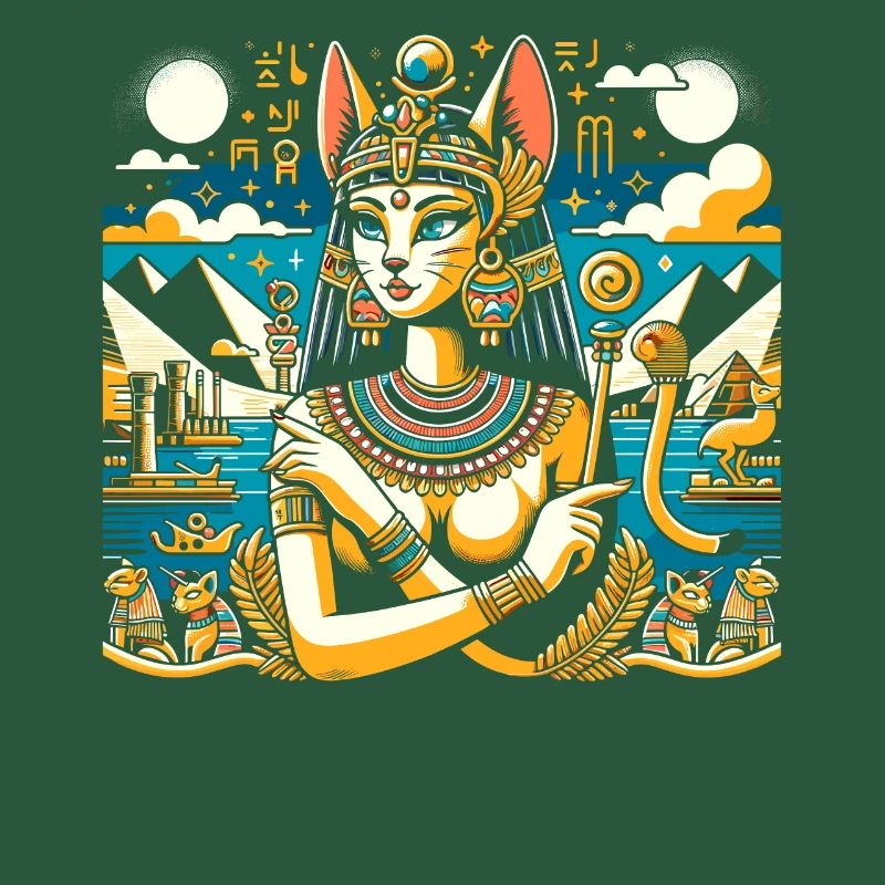 Bastet Déesse égyptienne Égypte Pyramide Égypte
