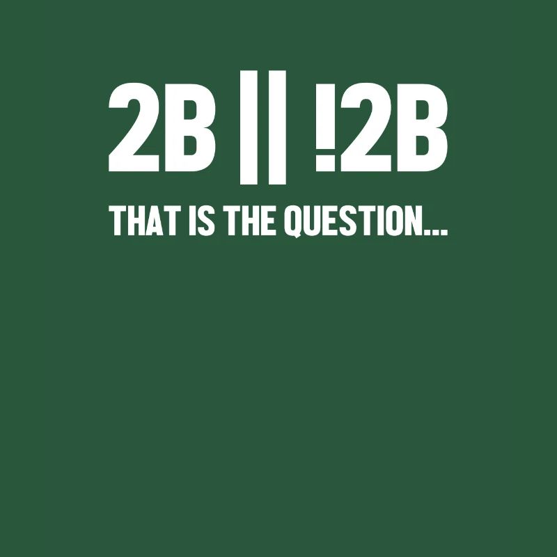 2B or not 2B Question Softwareingenieur Coder