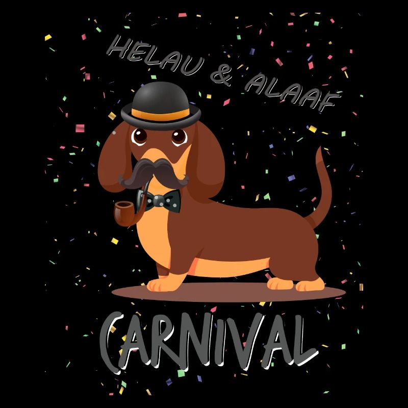 Teckel, Carnaval, Carnaval, Helau, Alaaf, Détective