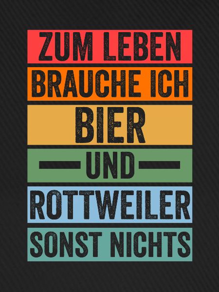 Bier Hund Rottweiler