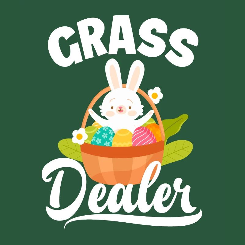 Easter Grass Funny Pun Bunny Easter