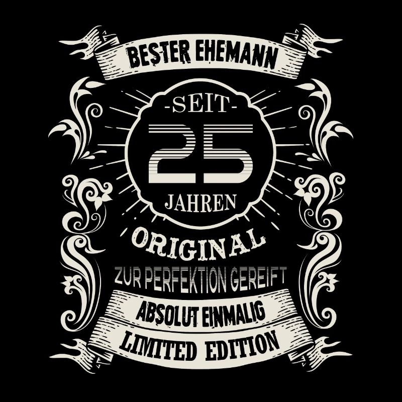 25 Hochzeitstag Seit 25 Jahren Silberhochzeit Ehe