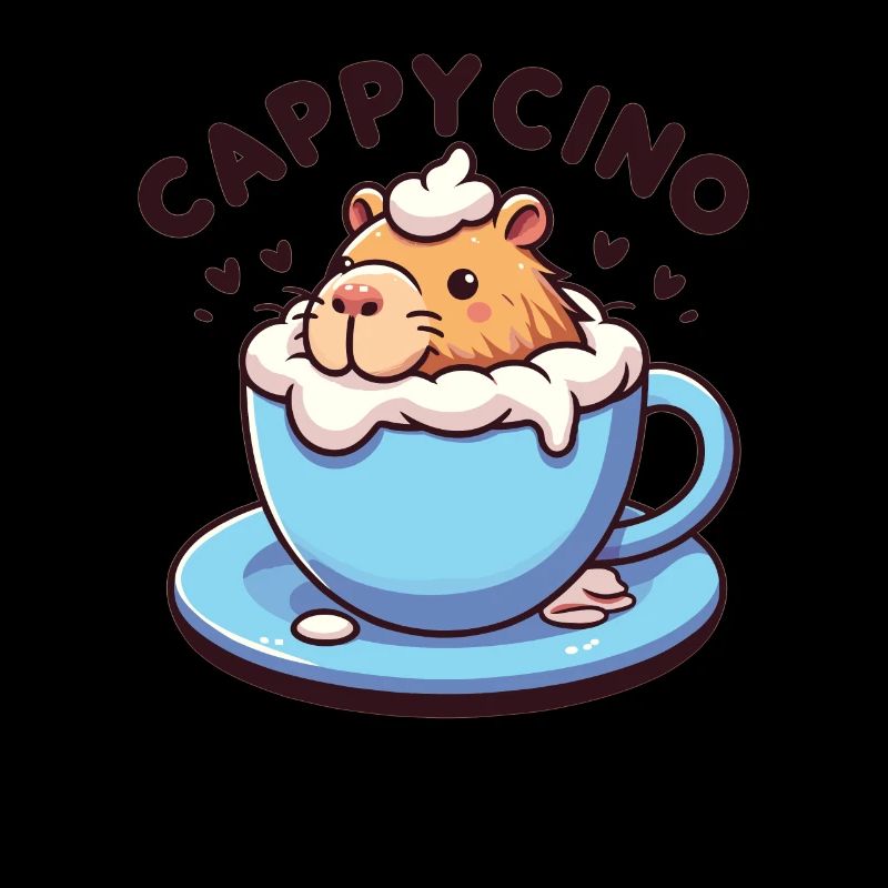 Cappyccino Capybara Coffee Cappuccino
