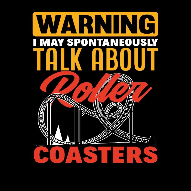 Roller Coaster Lovers Hobby Amusement Park Looping