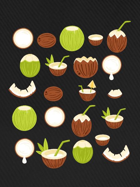 Retro Coconut Design