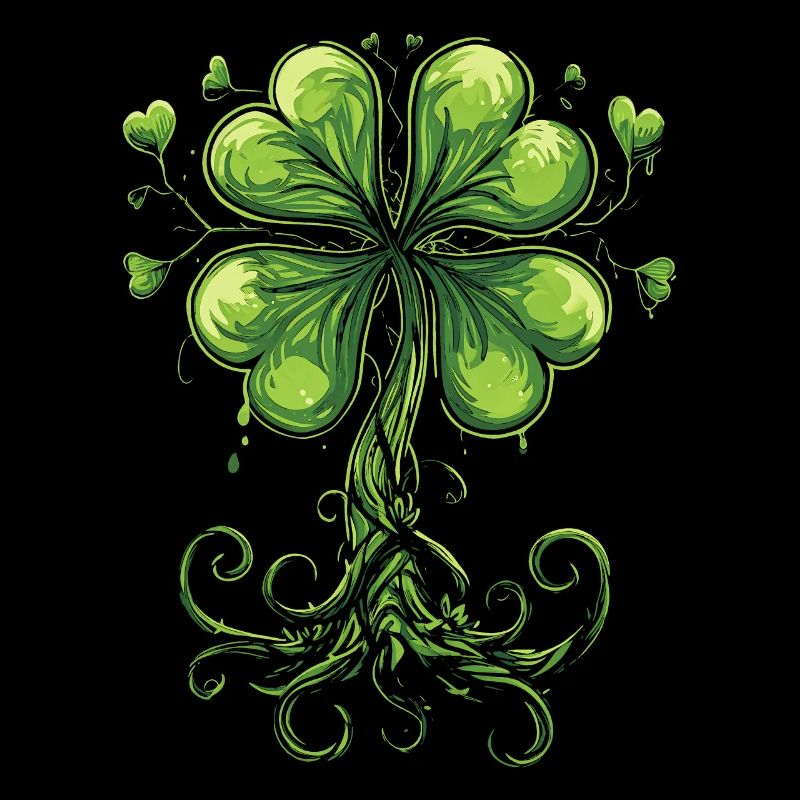 Trèfle irlandais trèfle trèfle symbole de la Saint-Patrick