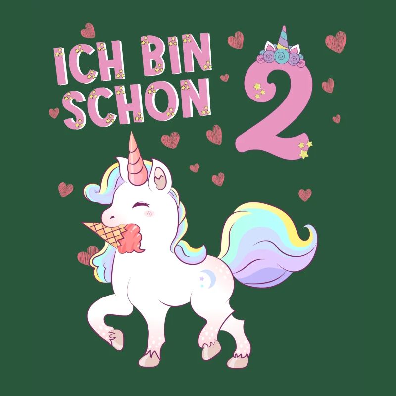 ich bin schon 2 Einhorn 