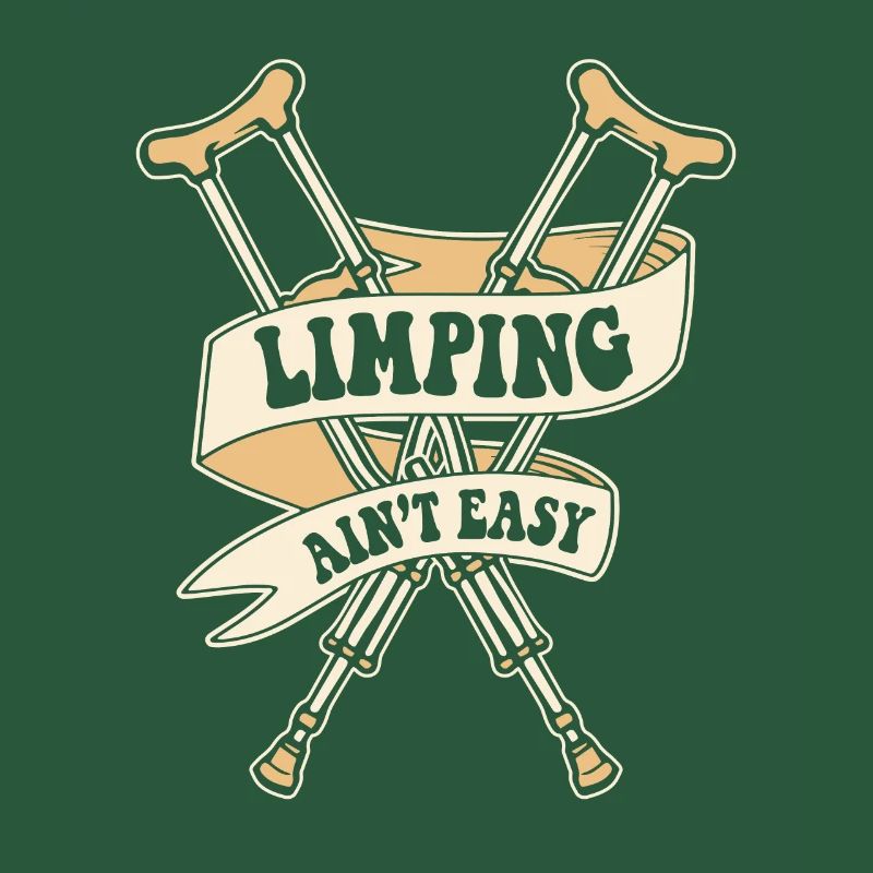 Limping Ain't Easy Broken Finger Broken Bone Bone