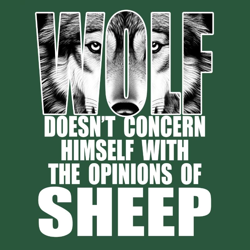 Wolf, stark und unabhängig