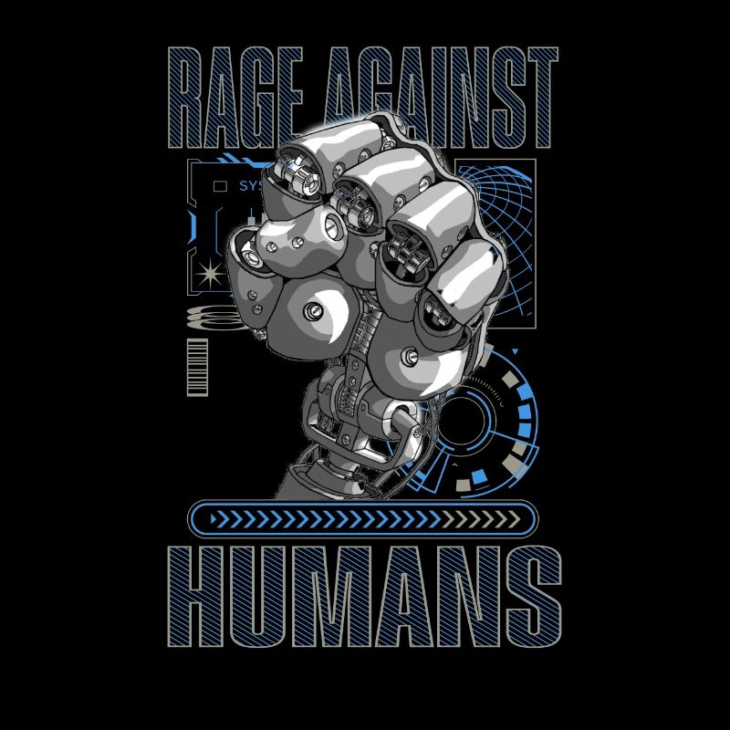 Wut gegen Menschen Robotics Engineer Programmierer