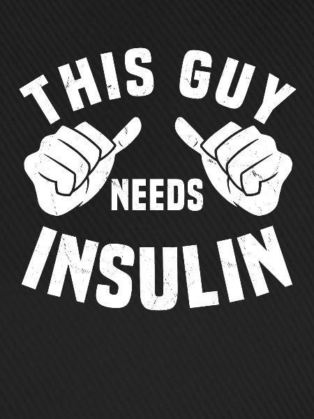 This guy needs insulin