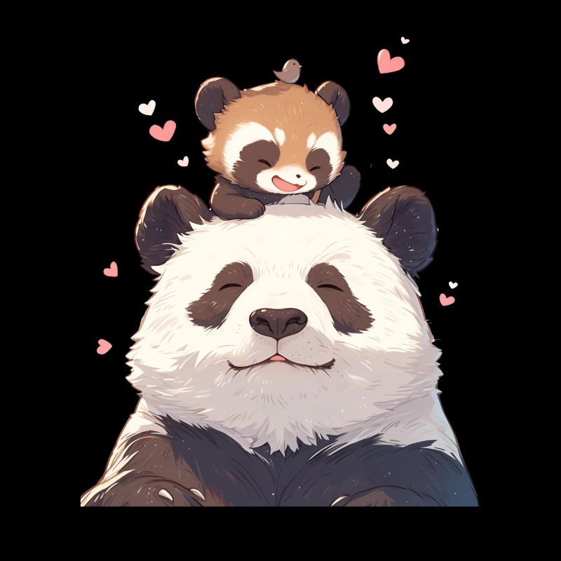 Panda Bear Tanuki Panda géant japonais