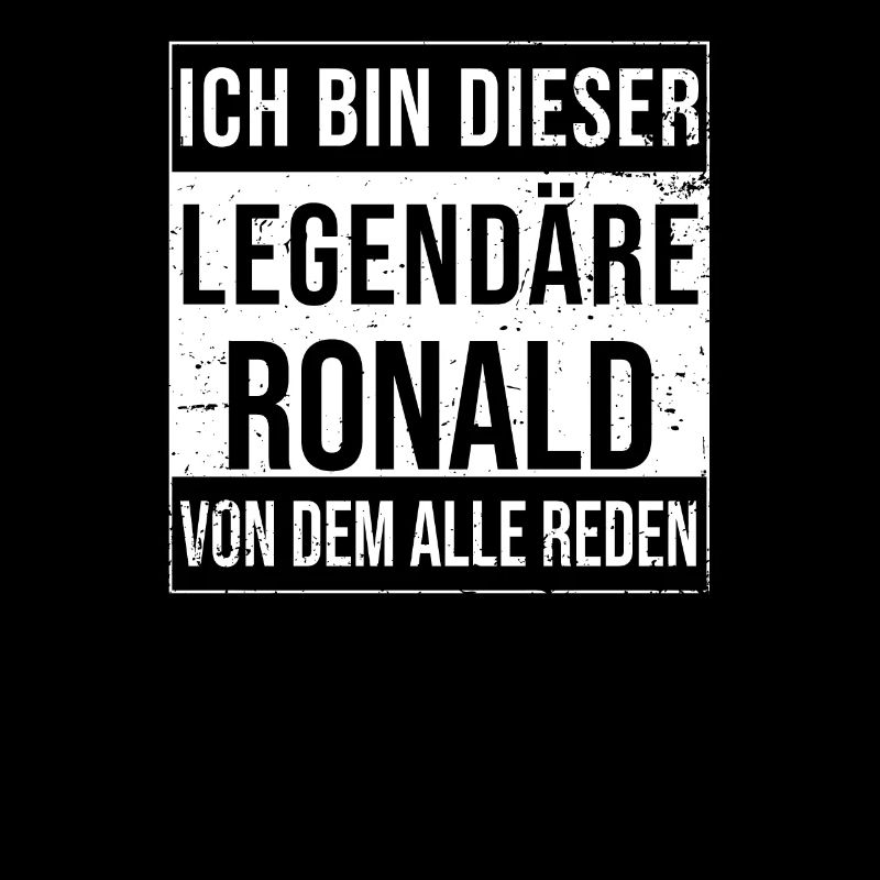 Je suis cette légende pour Ronald