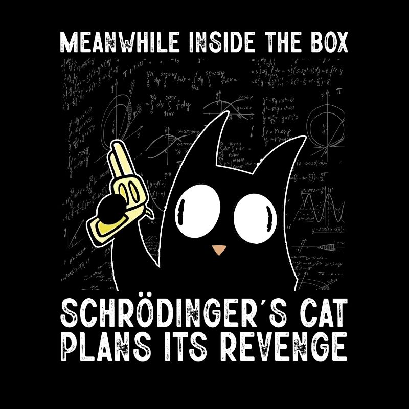 Meanwhile Inside The Box Schrödinger Cat