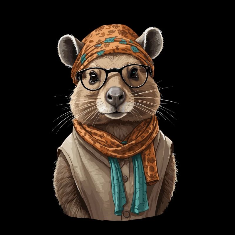 Drôle Capymama Capybara Mère Design