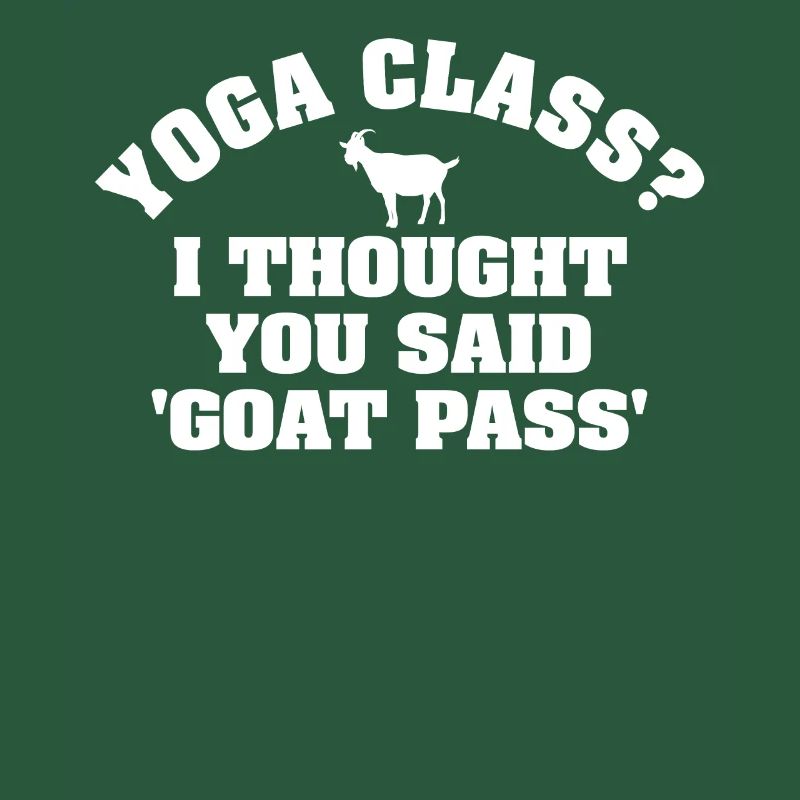 Yogastunde oder Ziegenpass