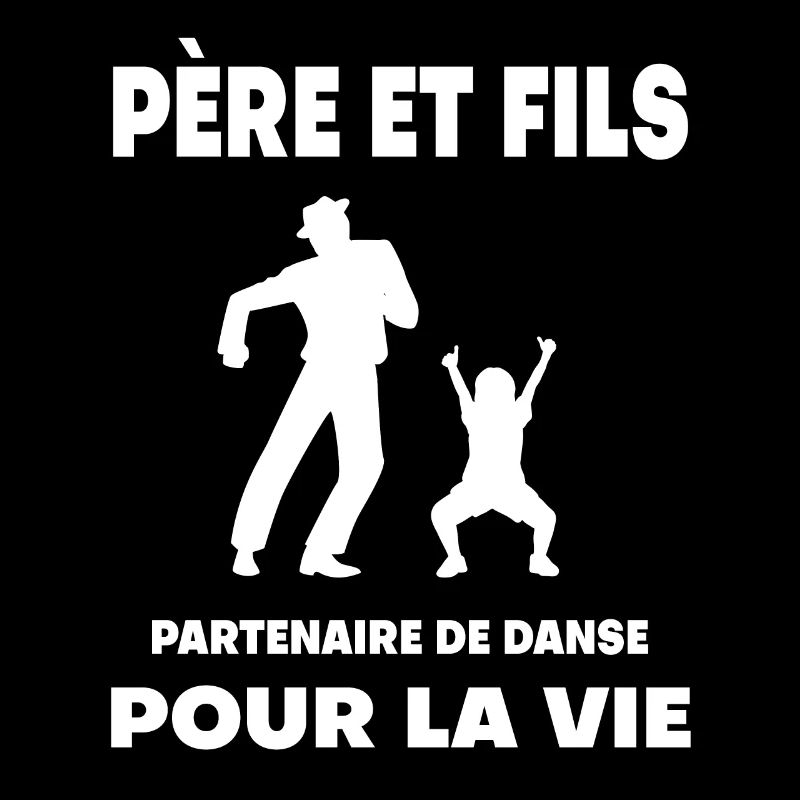 Dance father and son duo man partner dad