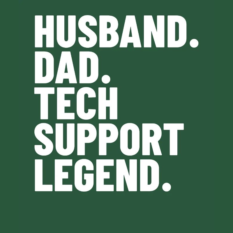 Ehemann Papa Tech Support Legend Techy Herren Tech