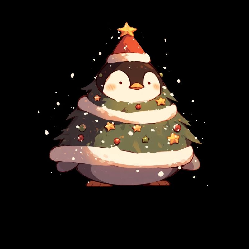 Pingouin Arbre de Noël Pingouin mignon