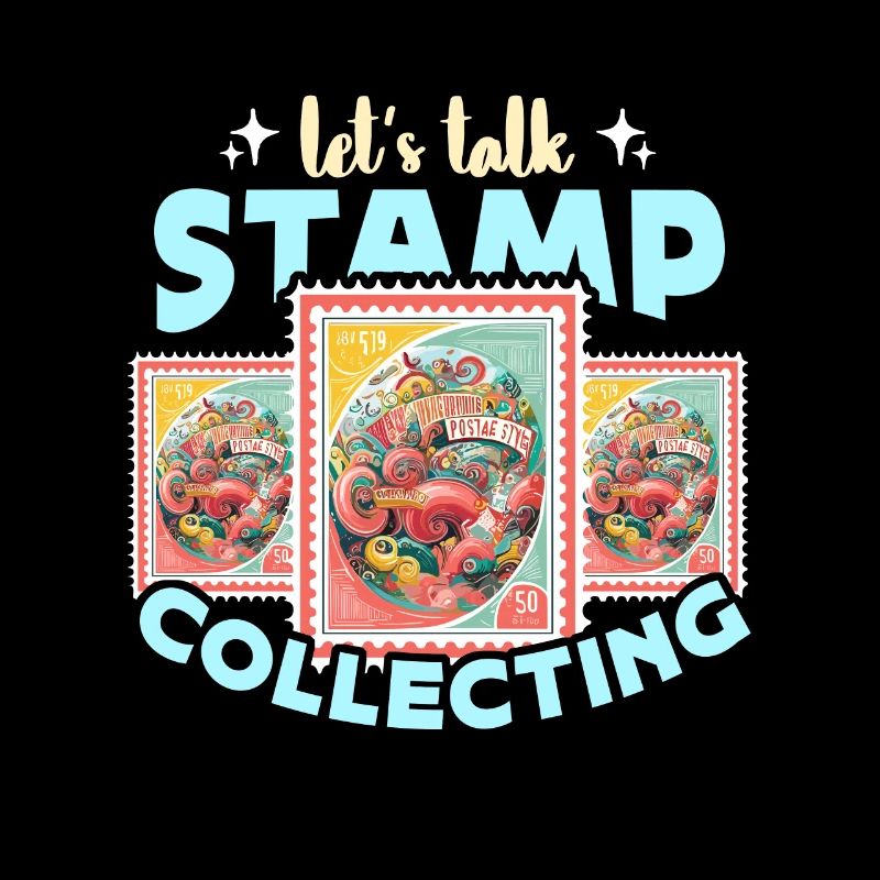 Stamp Collector Let's Talk Stamp Lover Philately