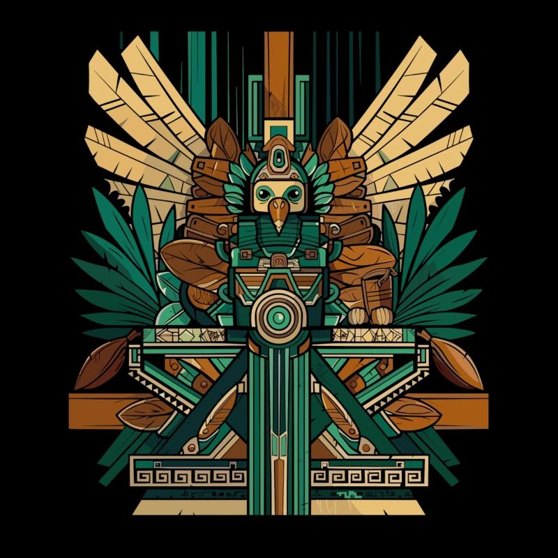 Mayan God Mayan Mythology Ek Chuah Artwork