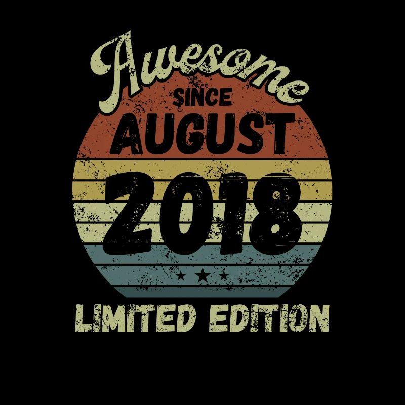 Awesome since August 2018 - Geburtstag