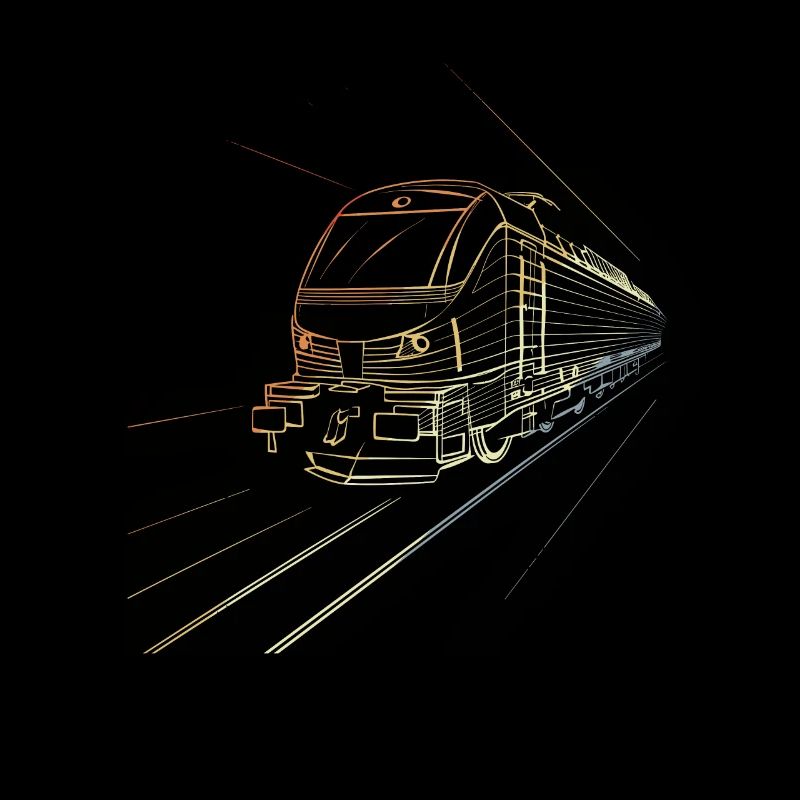 Train Sketch 90s Look