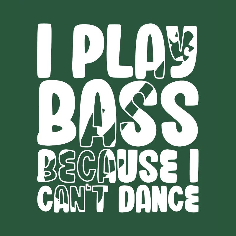 Je joue de la basse parce que je ne sais pas danser