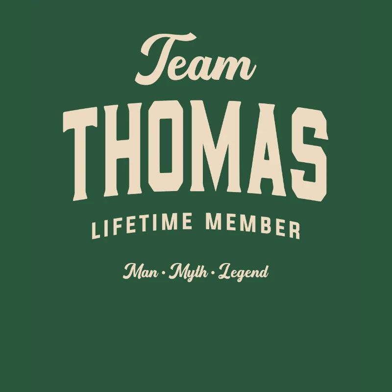 Team Thomas Lifetime Member Name Thomas