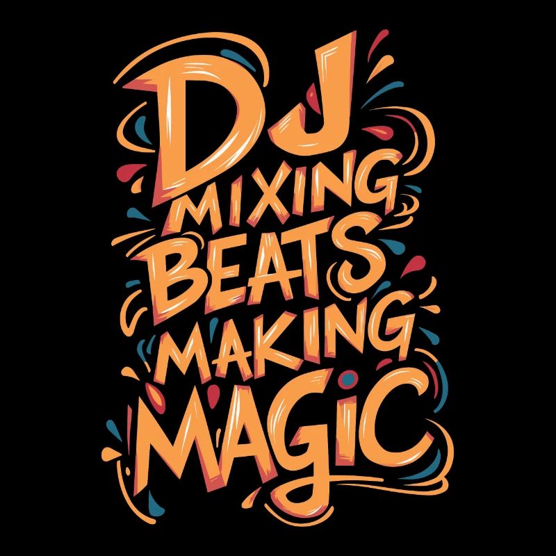 DJ Mixing Beats Making Magic