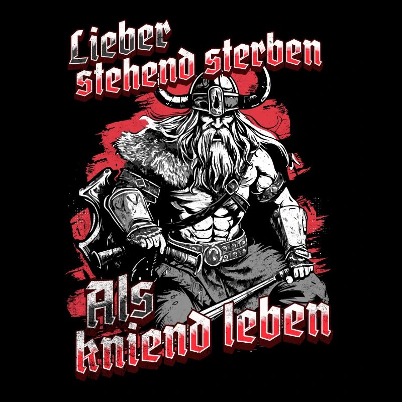 rViking Warrior Design Stehend Sterben Krieger