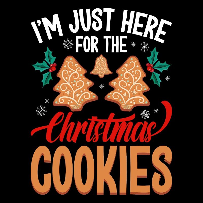 Je ne suis là que pour les biscuits de Noël