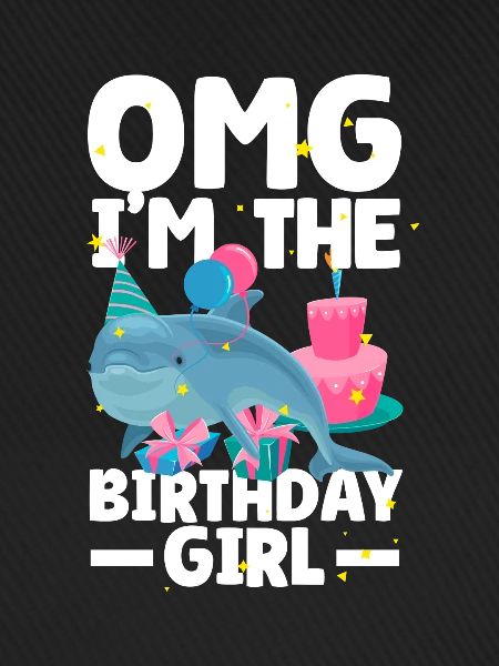 Dauphin Anniversaire Fille