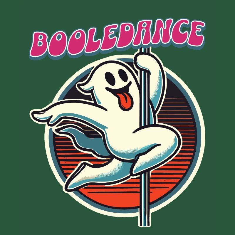 Danse booléenne drôle disant Pole Dance Ghost