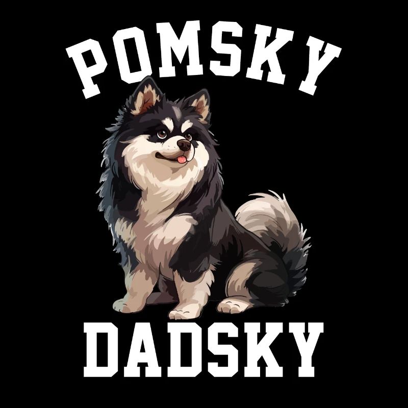Pomsky dadsky dog