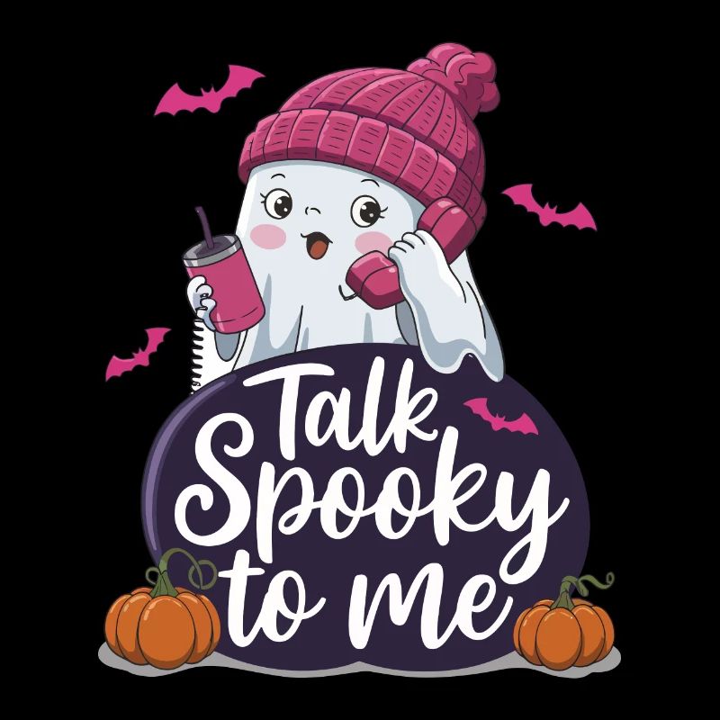 Halloween Ghost Funny Talk Spooky To Me