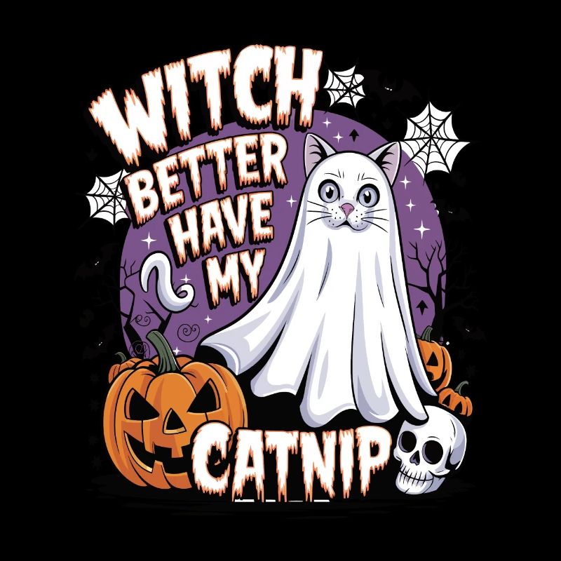 Halloween Cat Forget Candy Give Me A Cat