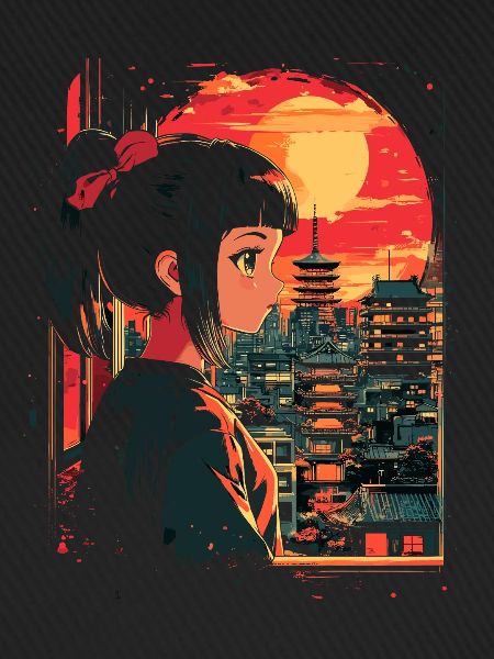 Anime Mädchen Japan