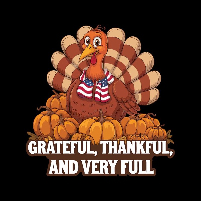 Dinde drôle de Thanksgiving