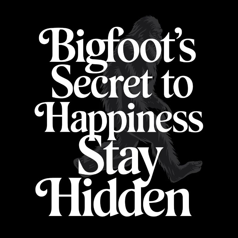 Bigfoot croyant Sasquatch Cryptide Créature de la forêt