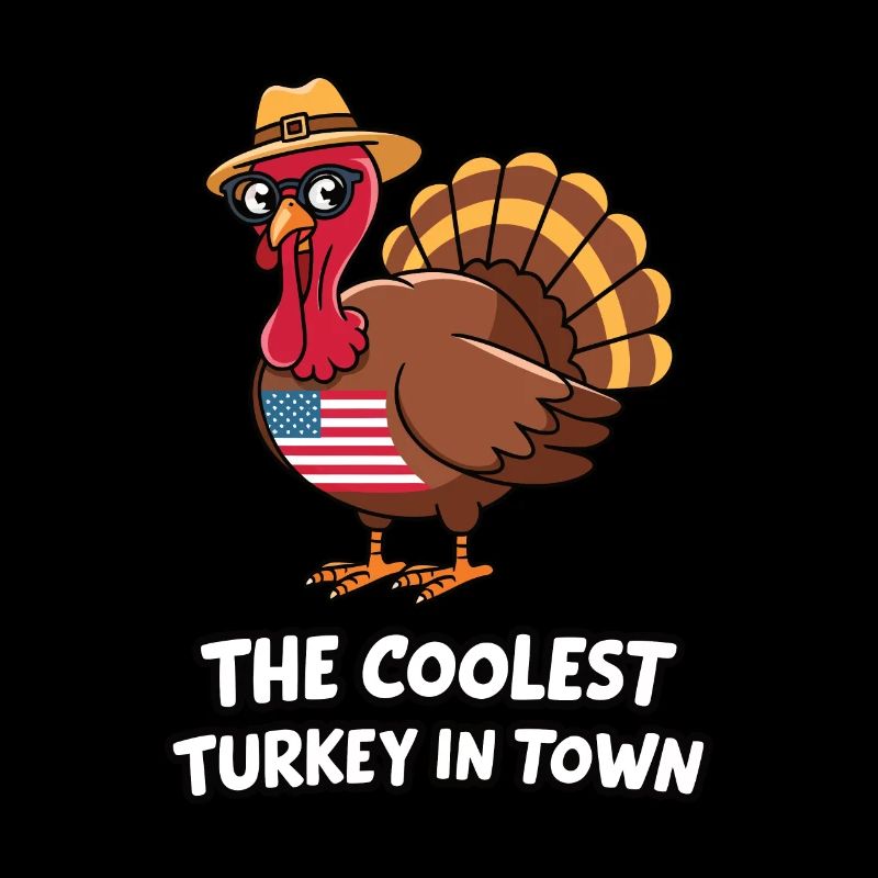 Dinde drôle de Thanksgiving