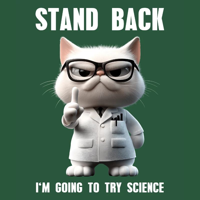 I'm Going To Try Science Meme Cat Science