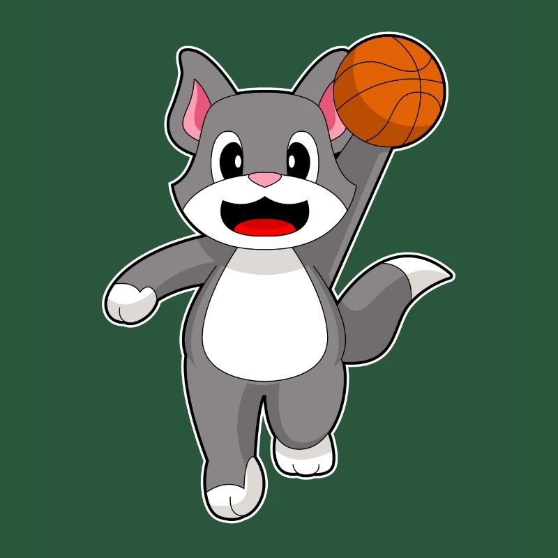 Chat Basketteur Basketteur