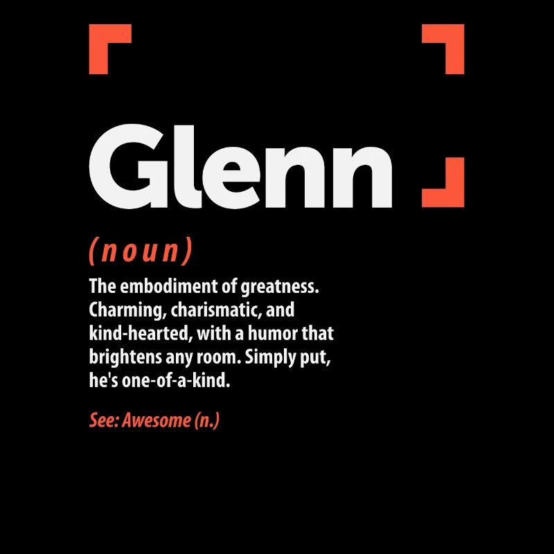 Glenn Definition Personalized Name Glenn