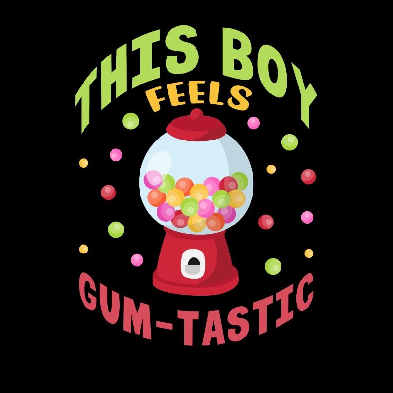 This boy feels gumtastic Design
