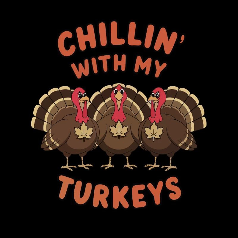 Dinde drôle de Thanksgiving