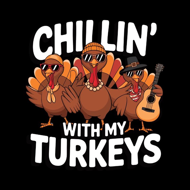 Dinde drôle de Thanksgiving