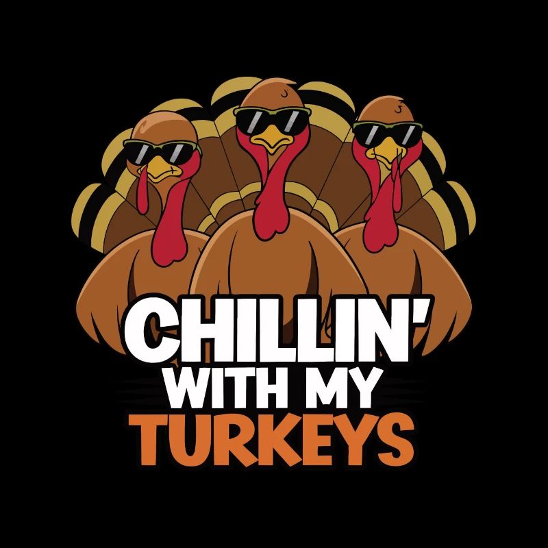 Dinde drôle de Thanksgiving