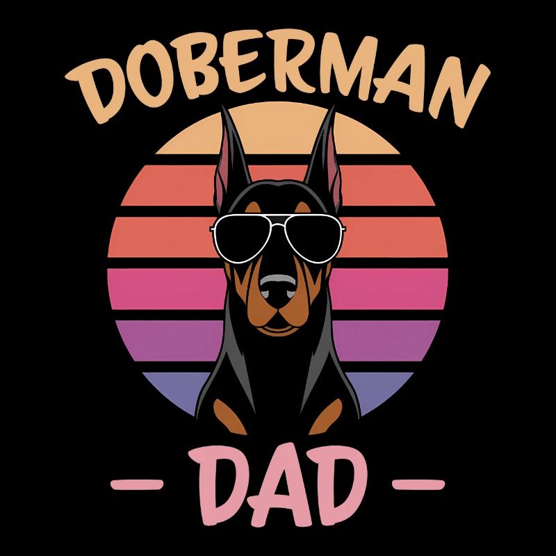 Doberman Saying Dad Funny Doberman Gift